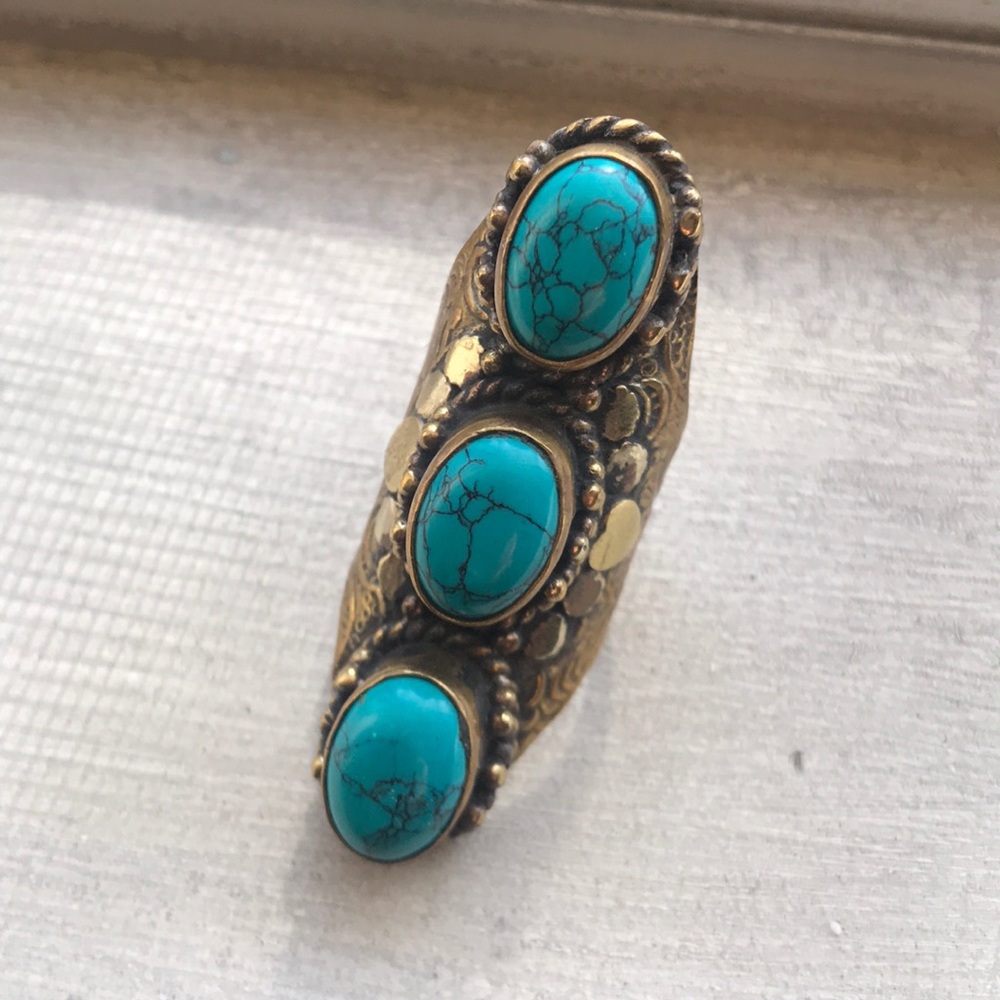NEW Boho Turquoise Ring